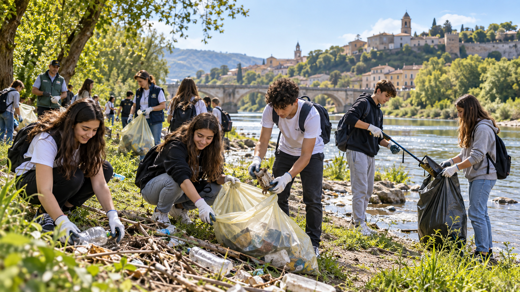Adozione di un’area: gli studenti dell’IPSAR “Le Streghe” protagonisti lungo il Calore